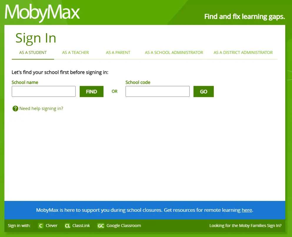 How To Mobymax Login & Register Process: Mobymax.com