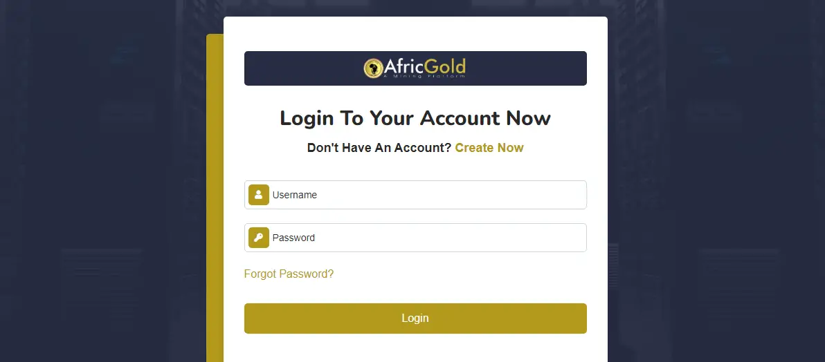 How To Africgold Login & Sugn up Here Afrigoldm.com