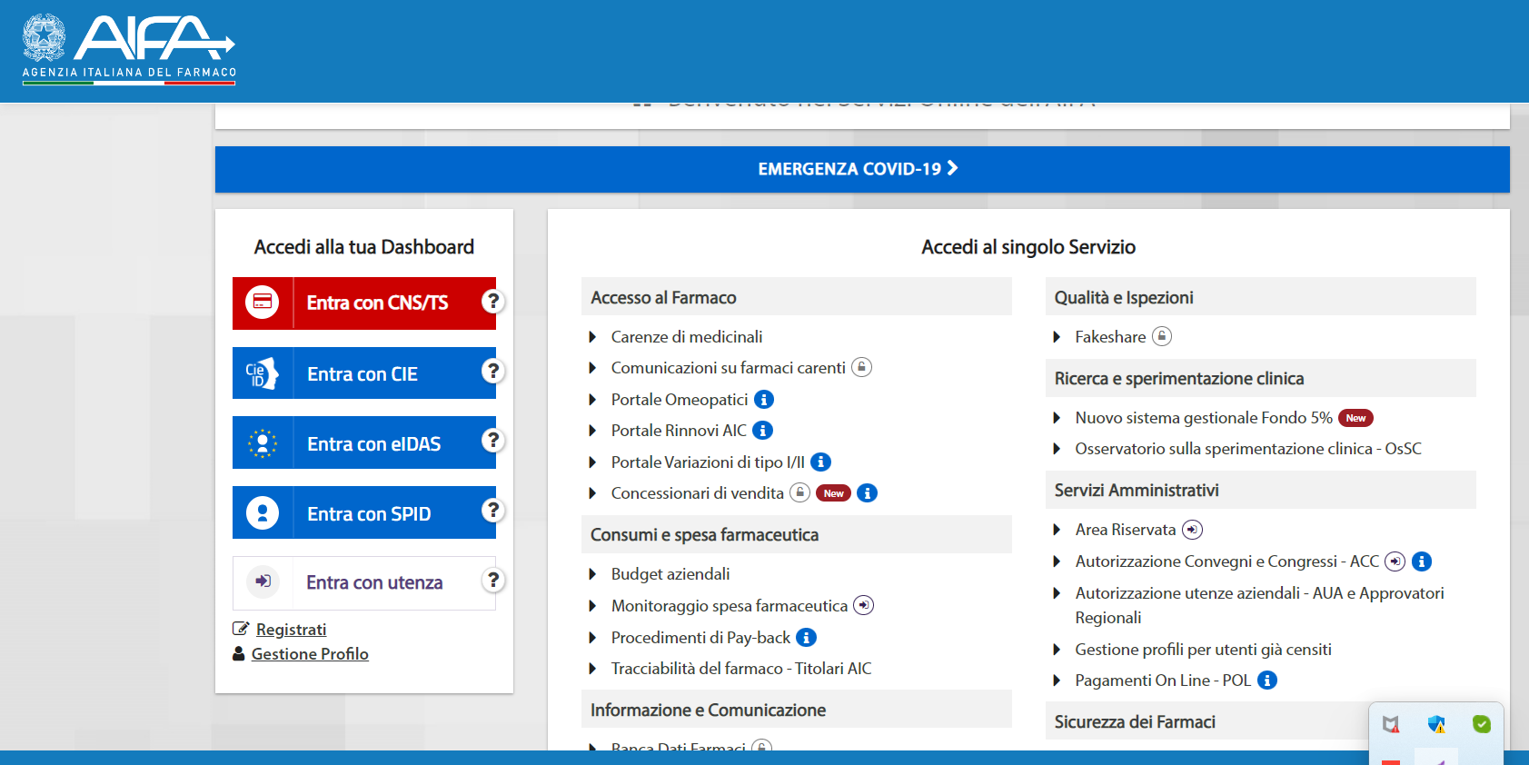 Aifa Login & Registration Now Servizionline.Aifa.gov.It