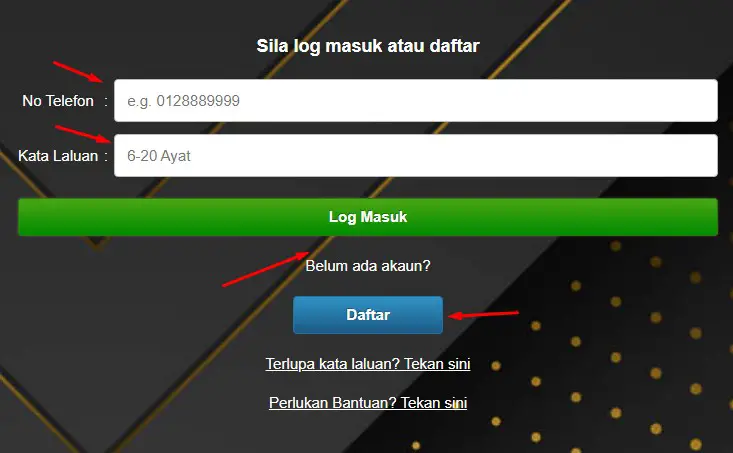 How To Mamak24 Login, First Time Registration To Mamak24.com