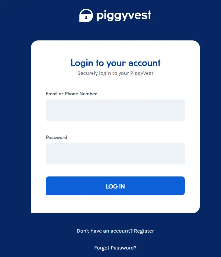 How To Piggyvest Login & Create A New Account