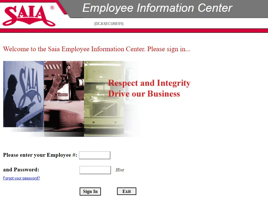 How To Saia Employee Login & Information Center