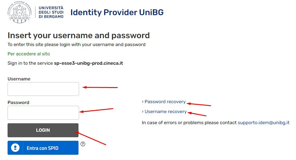 How To Unibg Login & First Time Registration To Unibg.it