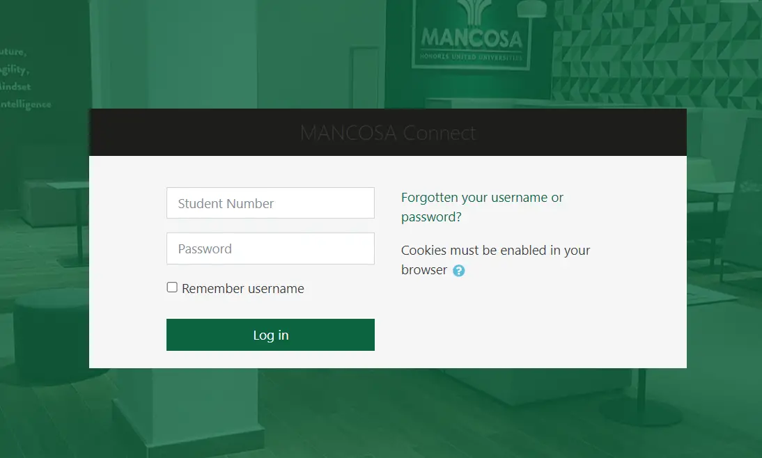 How To Mancosa Login & Forgotten Password New Connect