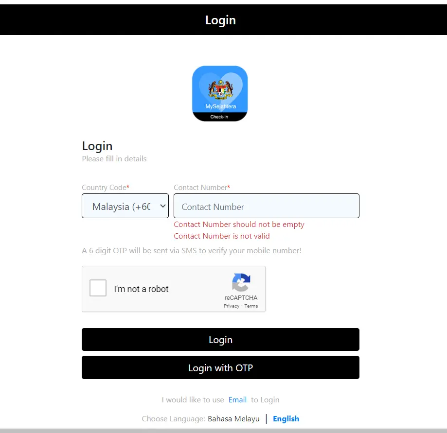 How To Mysejahtera Login & Register With Qr Code