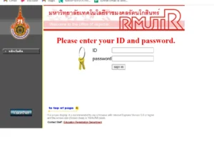 How To Rmutr Login & New Student Register Rmutr.ac.th