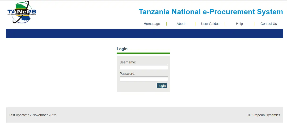 How To Taneps Login & New Student Register On www.taneps.go.tz
