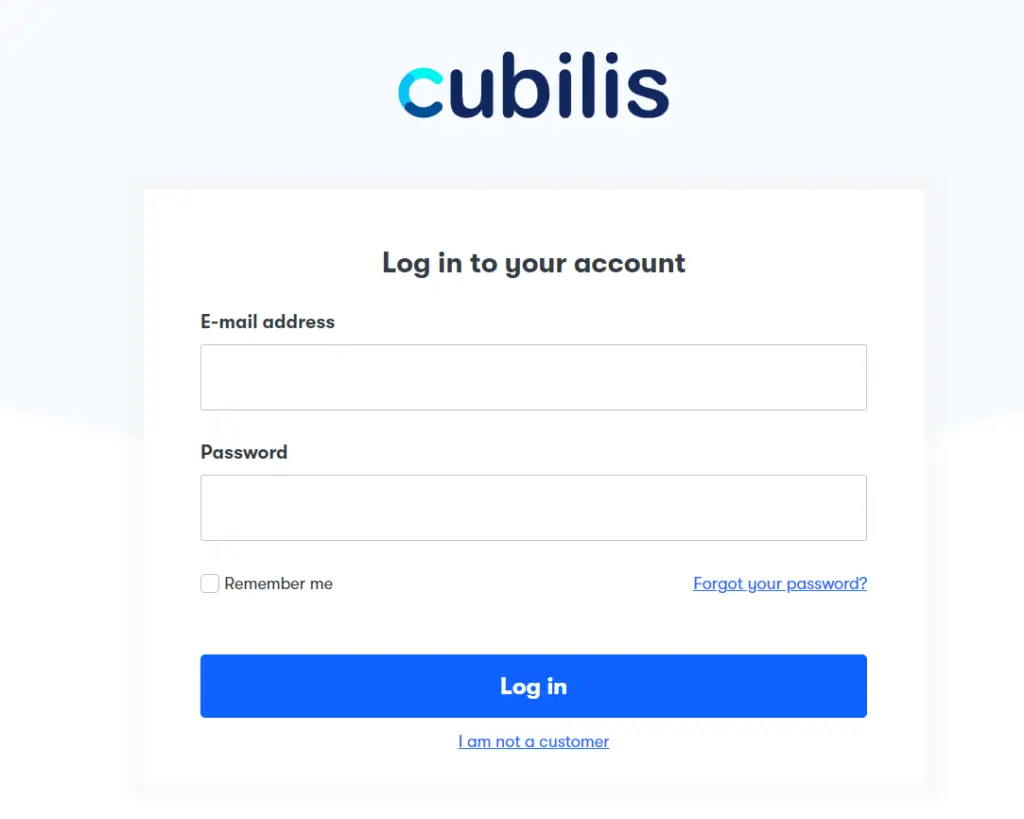 How To Cubilis Login & Customer Register On Login.cubilis.eu
