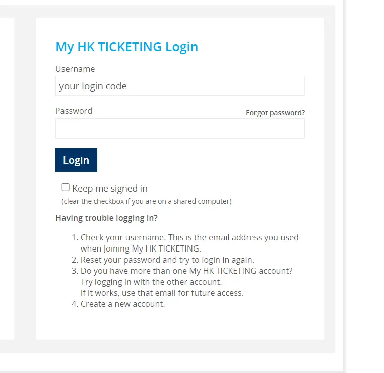 How To Hkticketing Login & Guide To Premier.Hkticketing.com