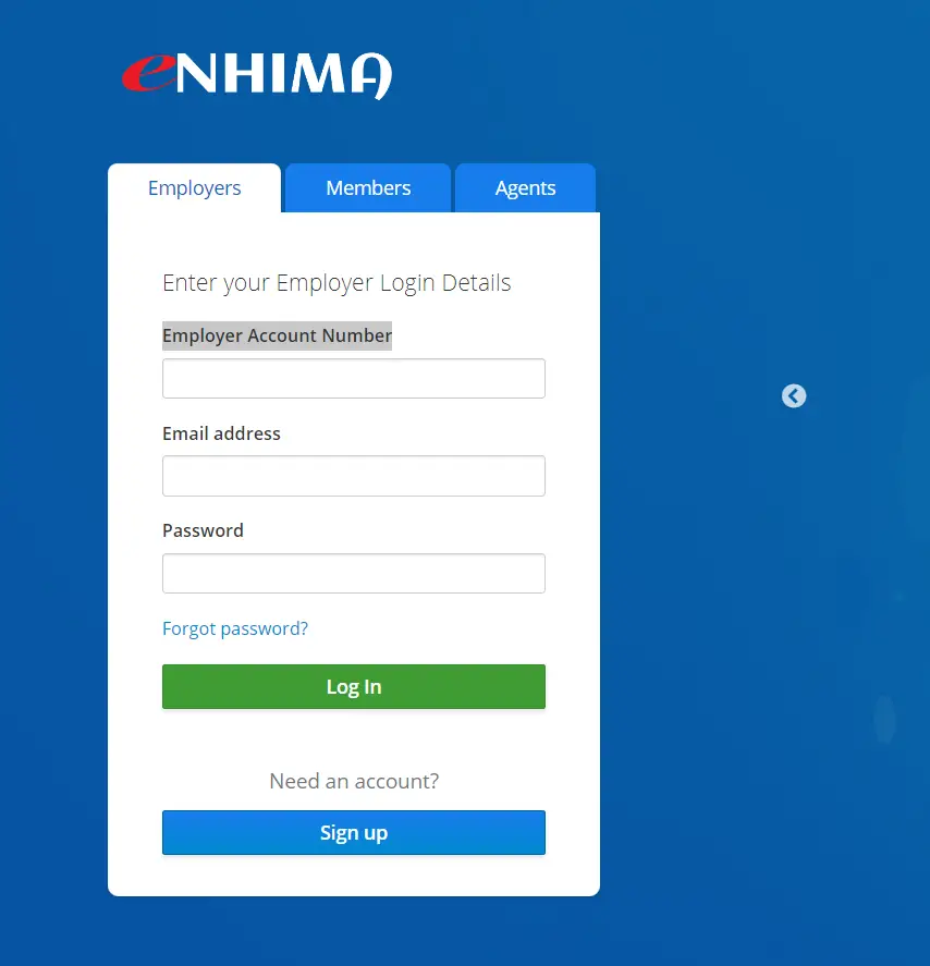 How To nhima login & online registration forms