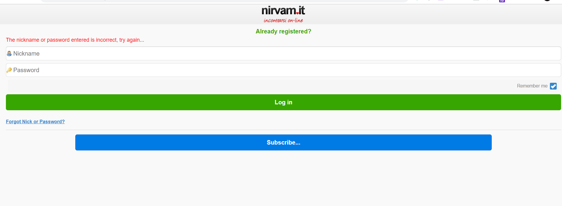 Come Accedere a Nirvam e Registra un Nuovo Account Nirvam.it
