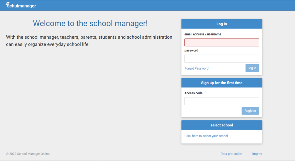 Schulmanager Online Login @ An Efficient School Management Tool