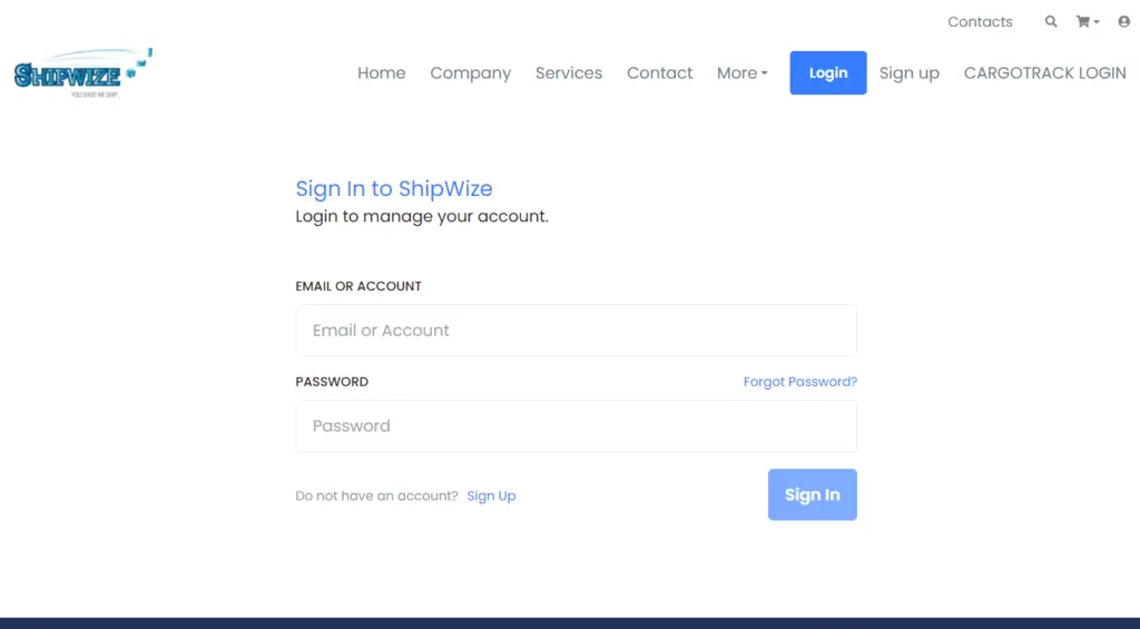 How To Shipwize Login & New Sign Up Accountun Nember