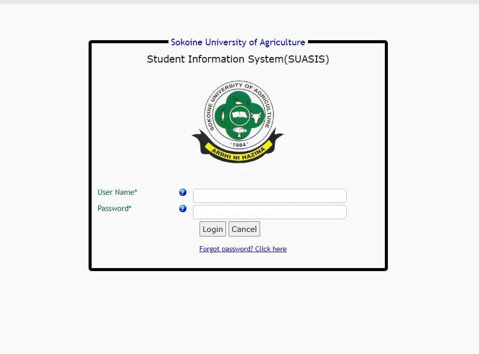 How To Suasisuqf Login & Guide In To .suasisuqf.sua.ac.tz