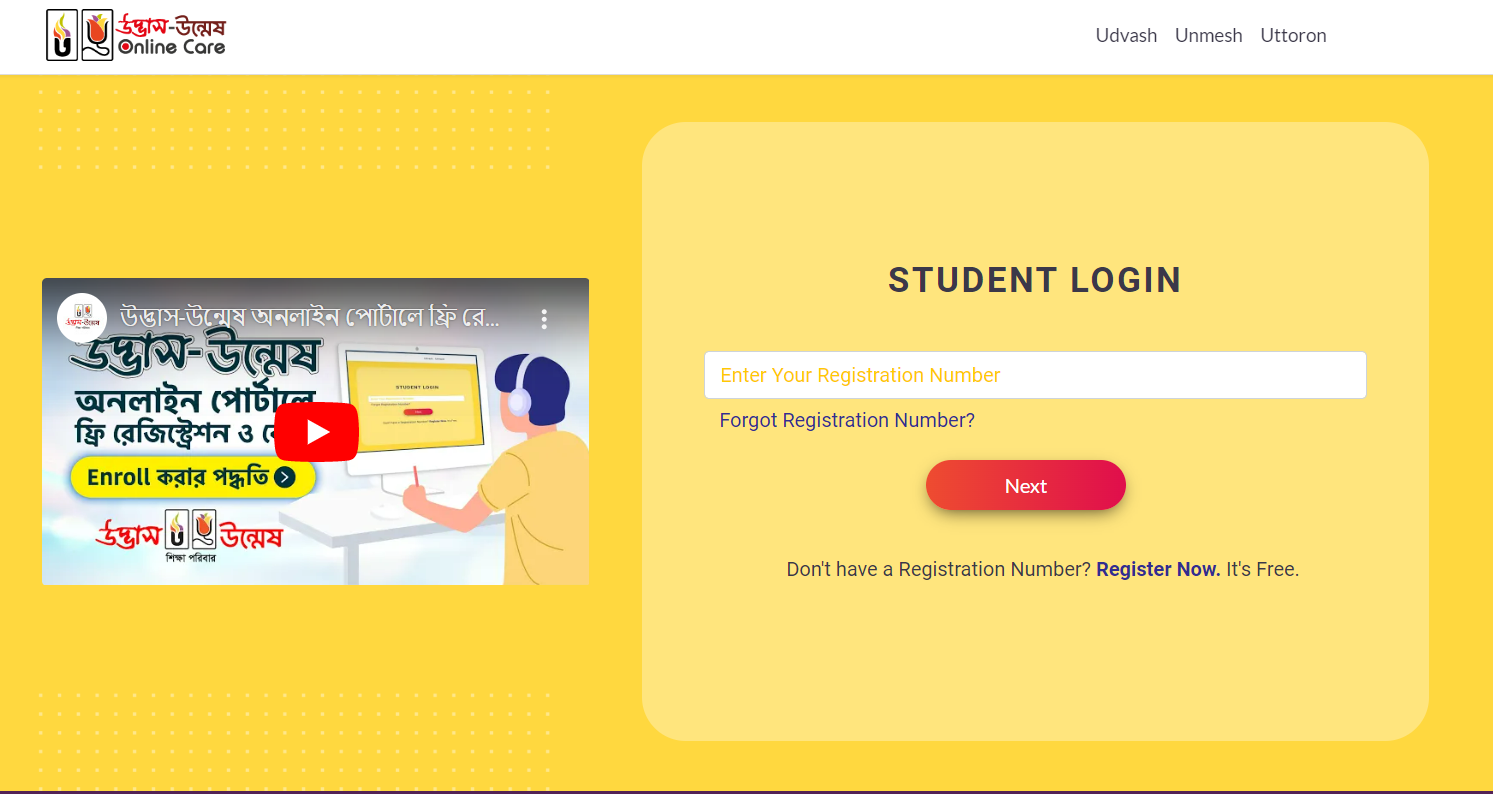 How Can You Udvash Login & New Student Registration