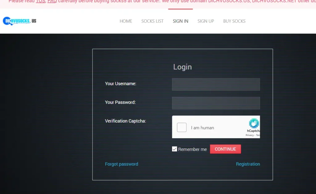 How To Dichvusocks Login & New Register dichvusocks.us