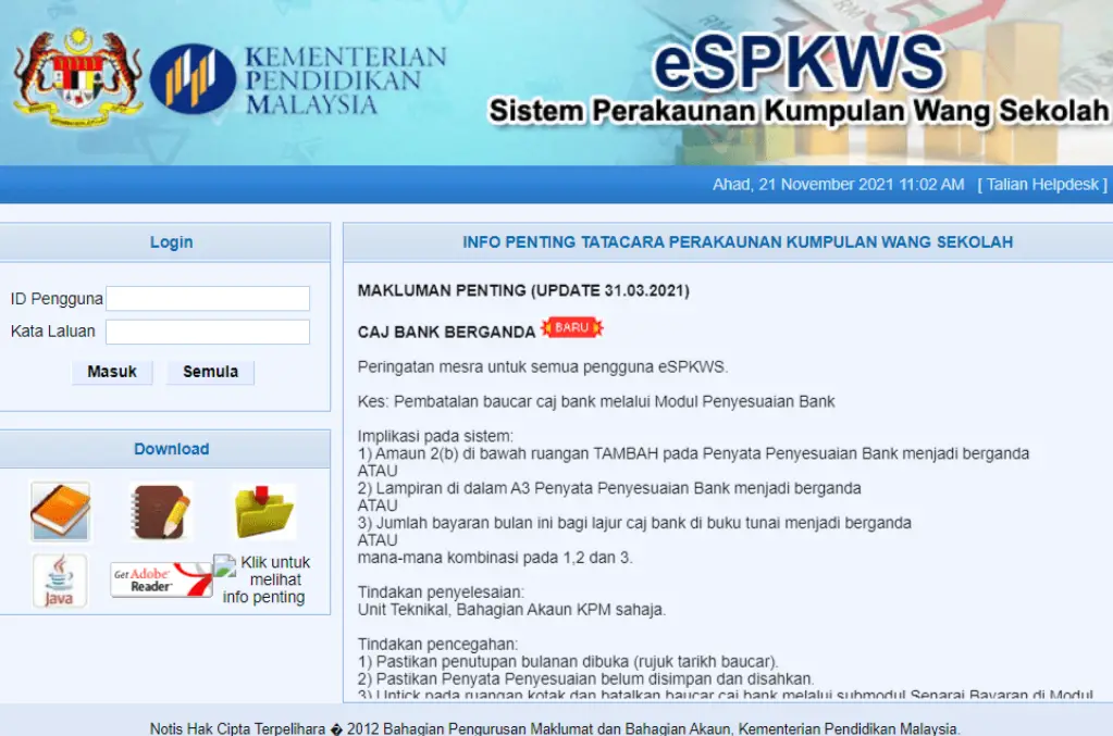 Espkws Login @ Useful Guide To spkws.moe.gov.my