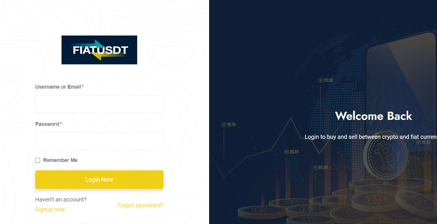 How To Fiatusdt Login & New Accunt And Register