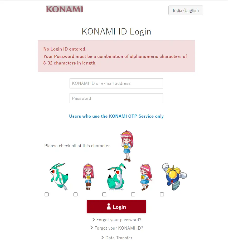 How To konami login & Guiid To Register New Account In Konami