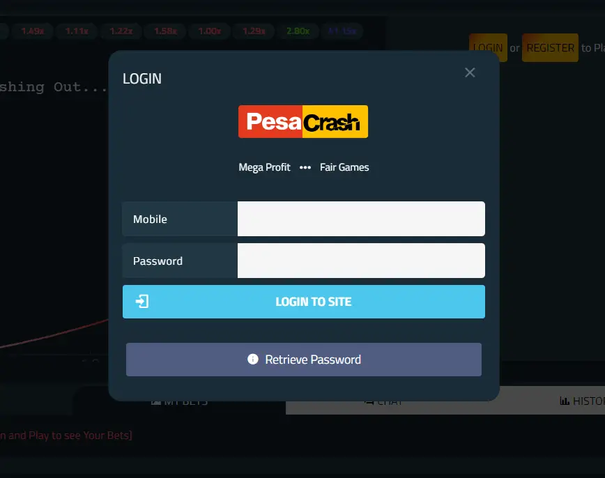 How to Pesacrash Login & Helpful Guide To pesacrash.com