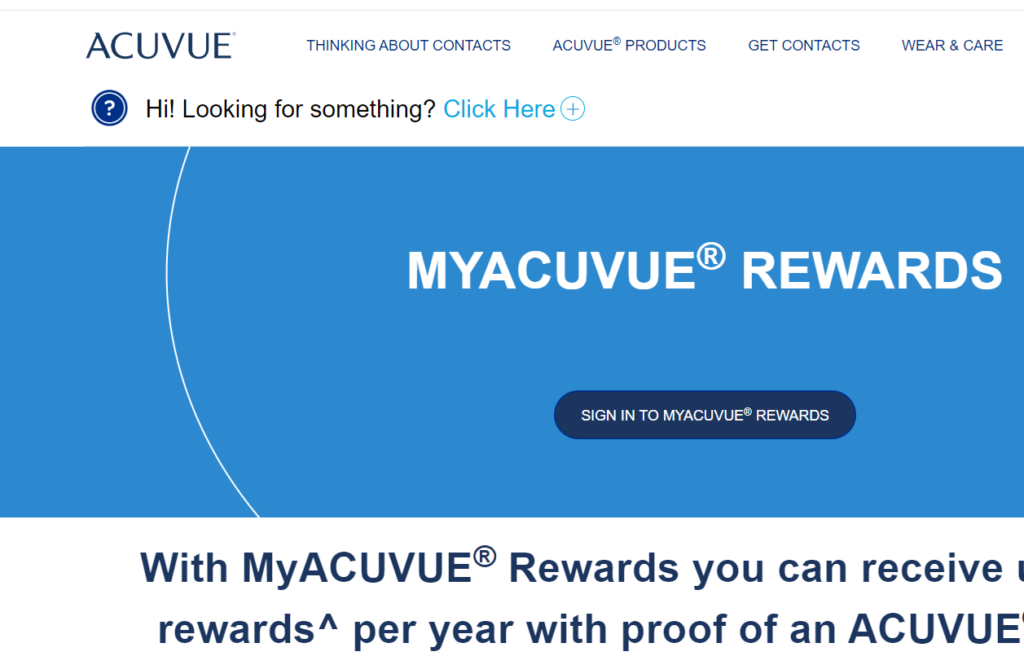 Myacuvuerewards Login