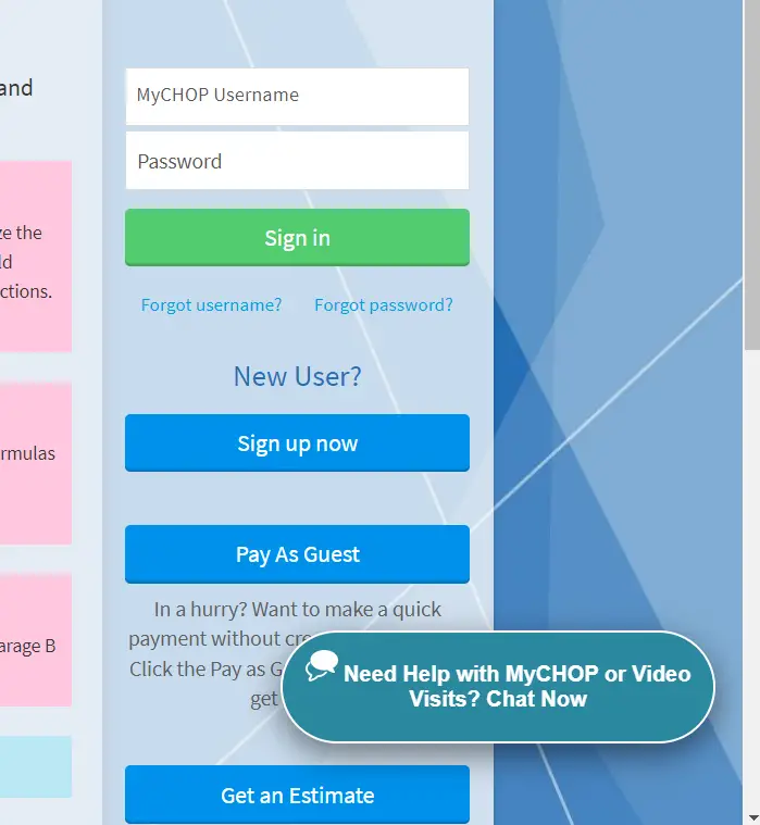 How To Mychop Login & Register My Account