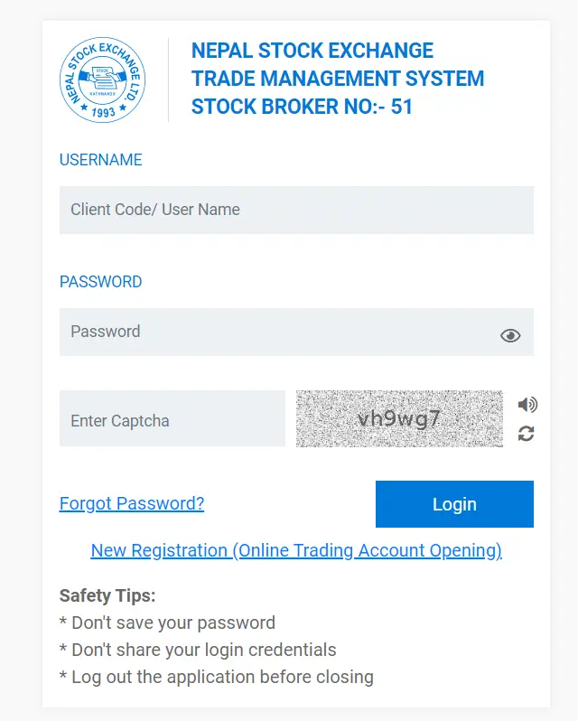 TMS51 Login and Registration: A Key to Smart Online Trading in Nepal