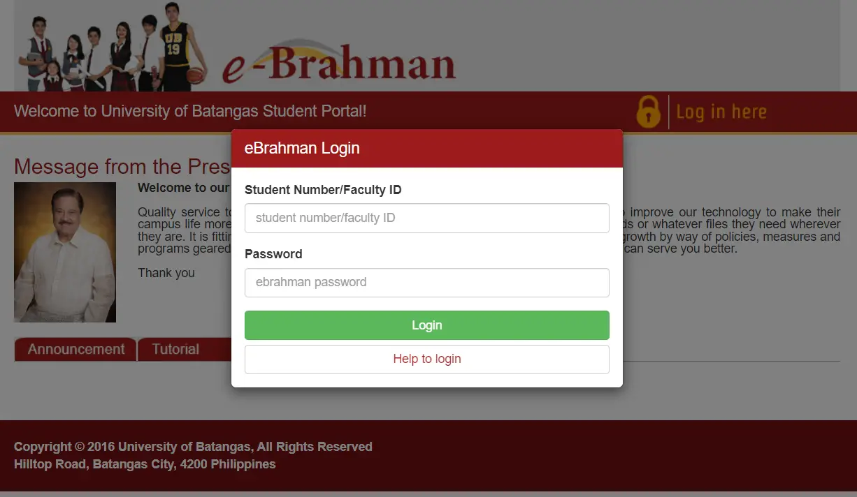 How to Create eBrahman Account & Login eBrahman.ub.edu.ph