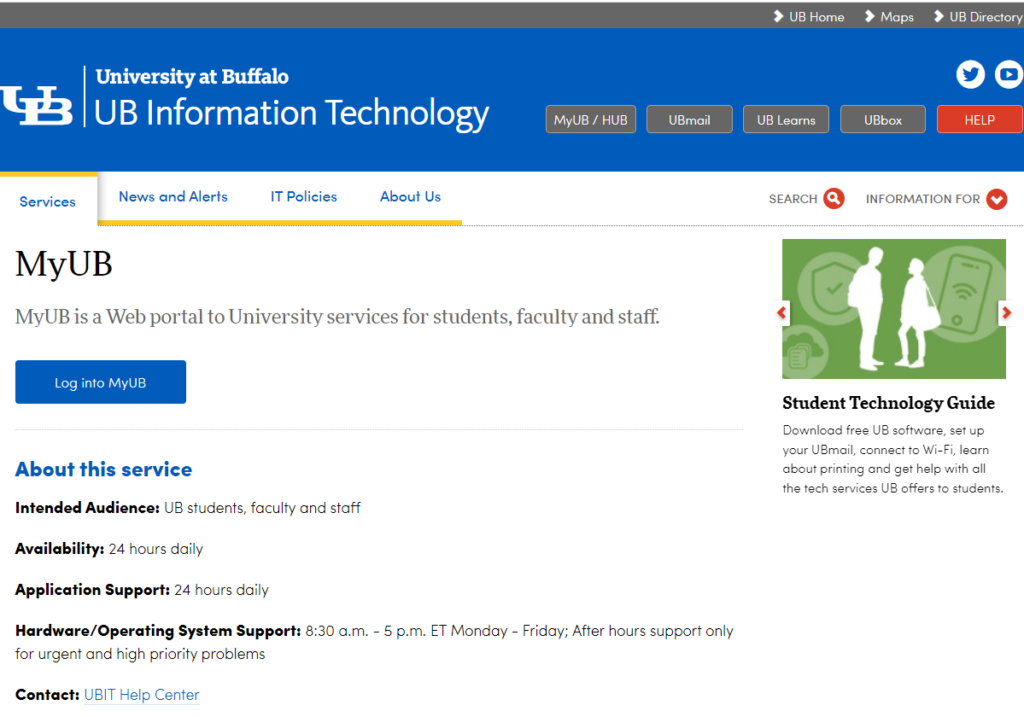 Myub Login @ Useful Guide To buffalo.edu