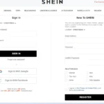 How To Shein Login & Register New Account