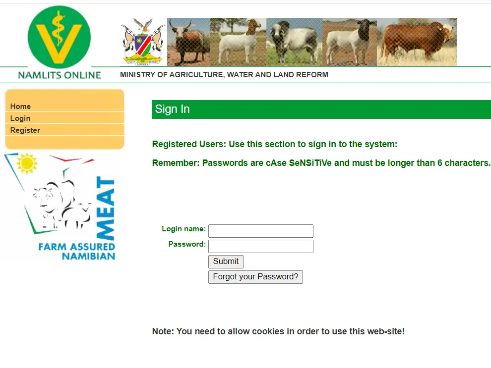 How I Can Namlits login & Online Registration