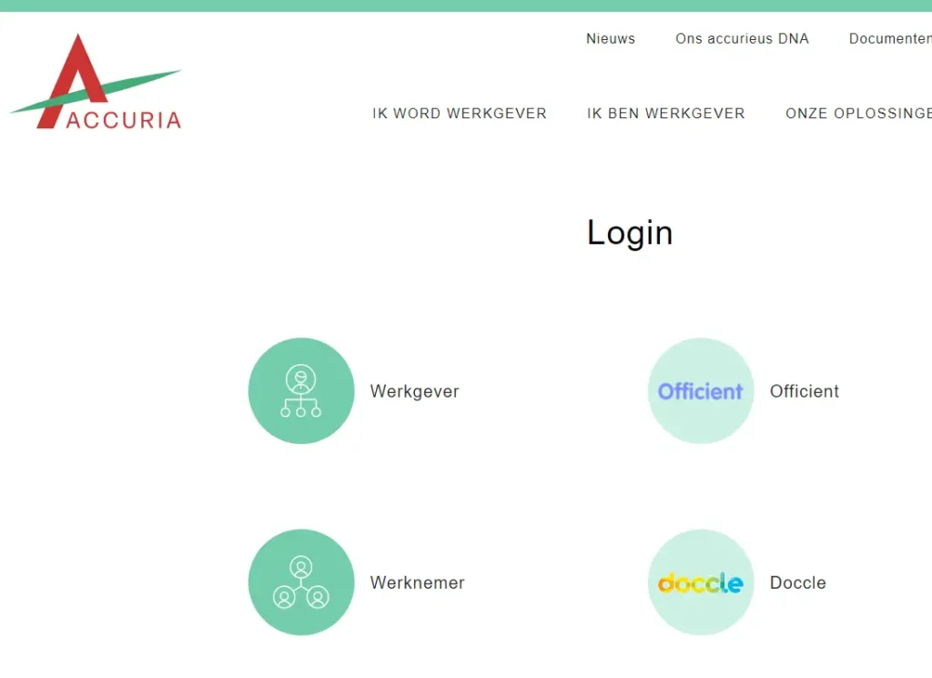 How To Login Accuria Employee At Accuria.be