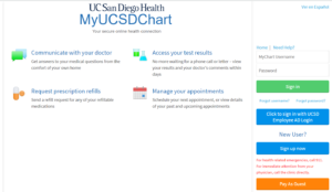 Myucsdchart Login