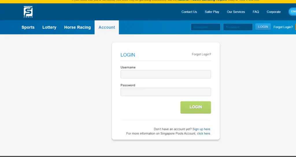 How To Sgpool Login & manage my onthly Deposit Limit?