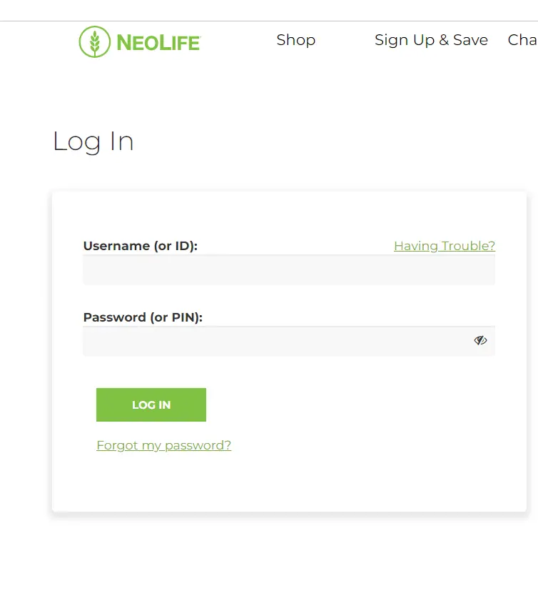 How To Shopneolife Login & Guide To Forgot My Password