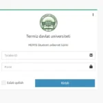 Student Tersu.Uz Login Parol @ Useful Guide To Student.Tersu.uz