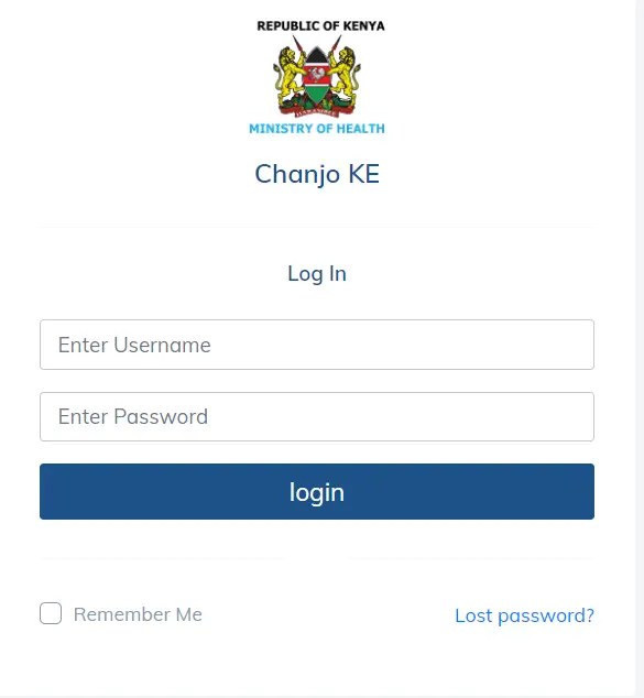 How I Can Chanjo.health.go.ke Login & Registration