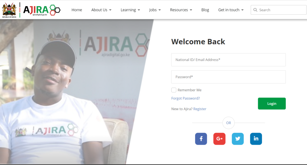 Ajiradigital.go.ke Login