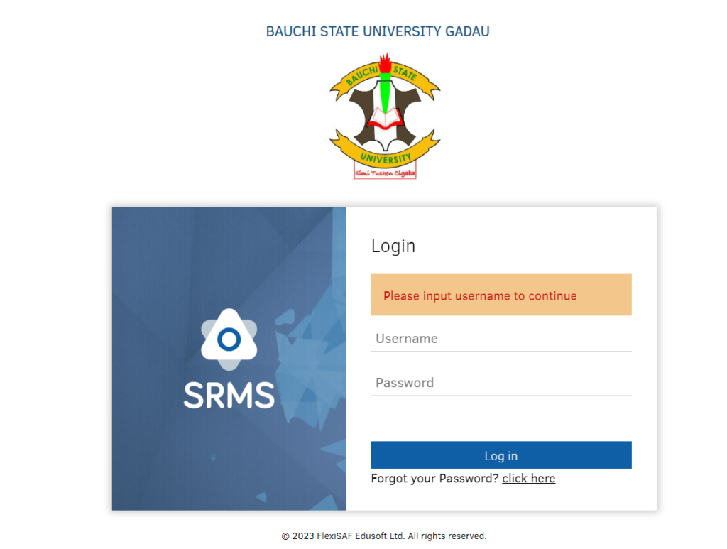 BASUG SRMS Portal Login: A Step-by-Step Guide for Students