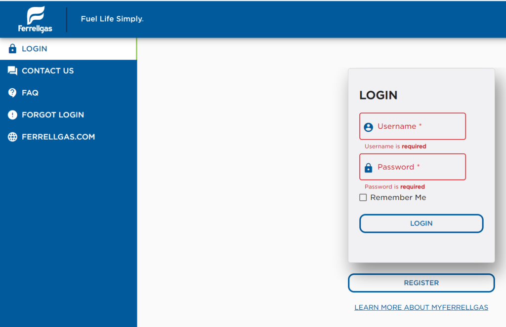 How To MyFerrellgas Login & Registration Myferrellgas.com