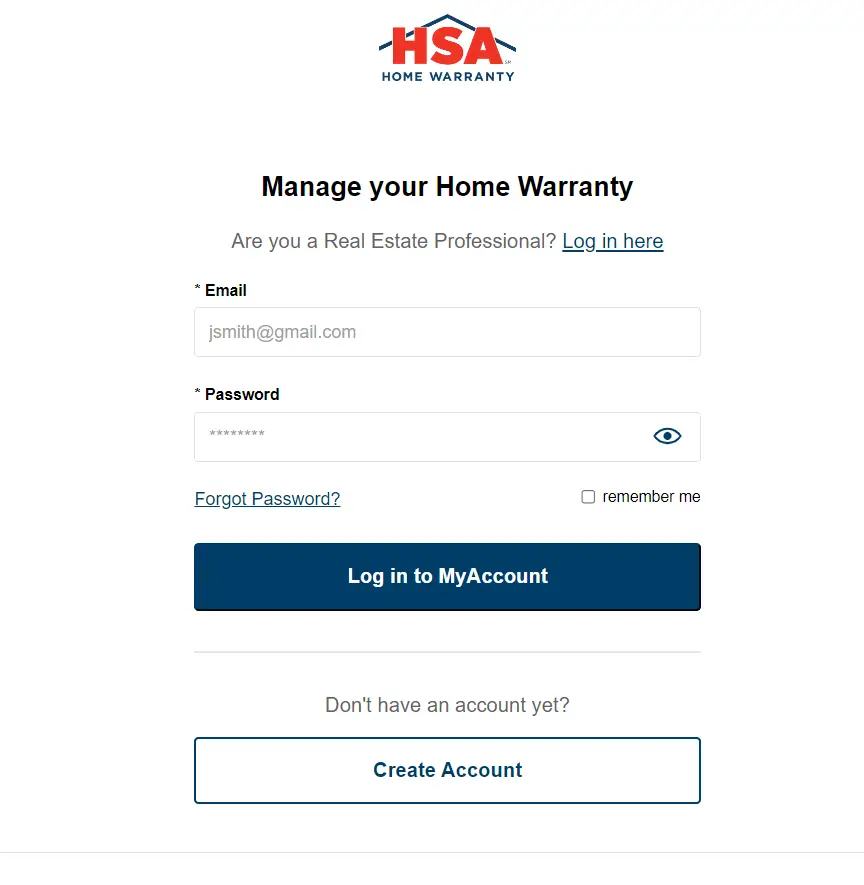 Myhomewarranty Login