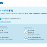 Myminfin login @ Useful Guide To Eservices.minfin.fgov.be