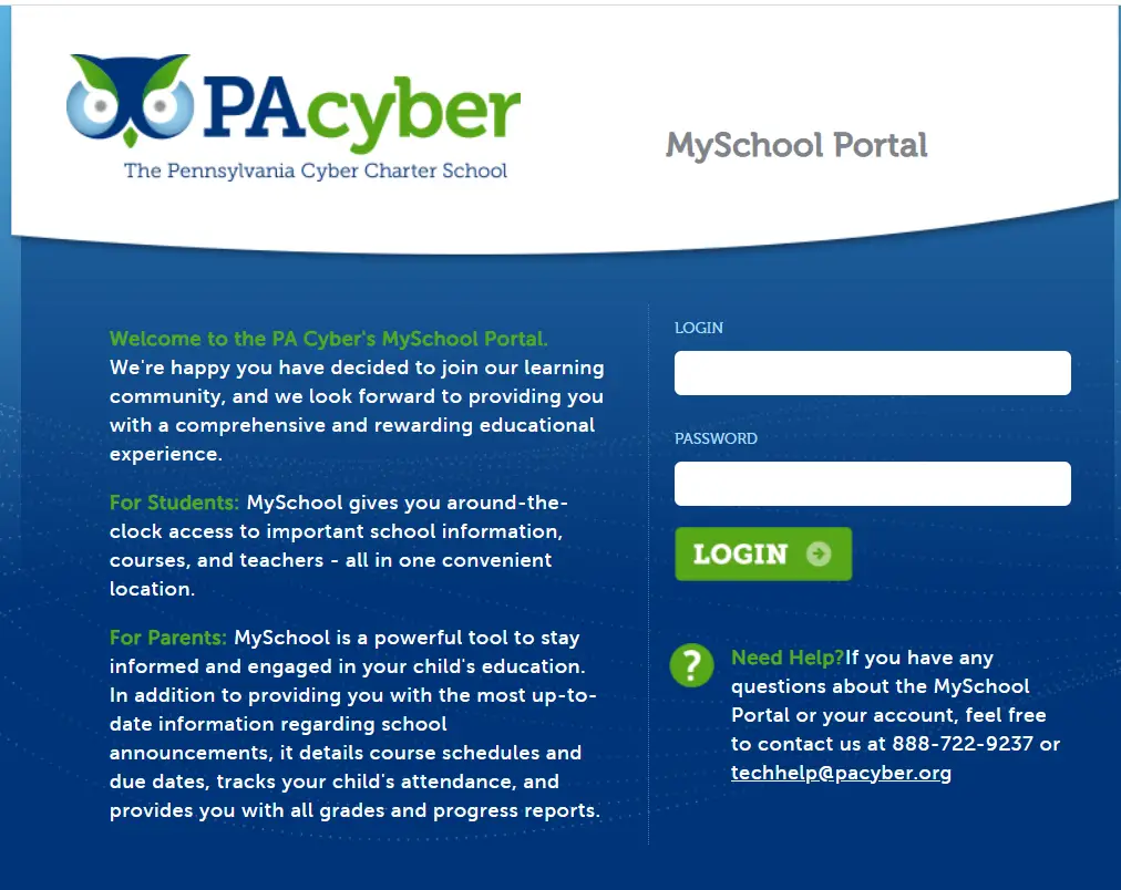 MySchoolPAcyber Login