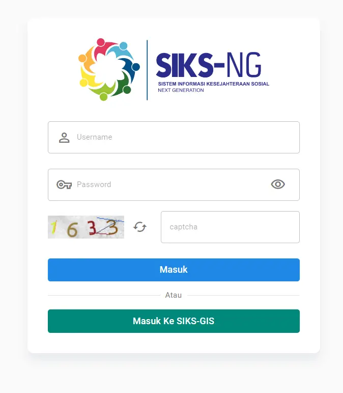 How To Siksng Kemsos.go.id Login & Register siks.kemensos.go.id