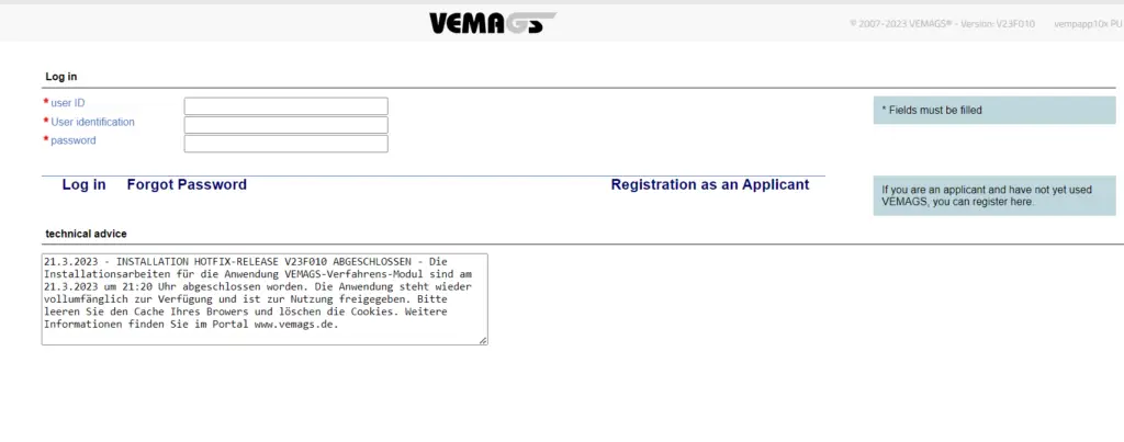 Vemags login @ Useful Guide To Applikation.vemags.de