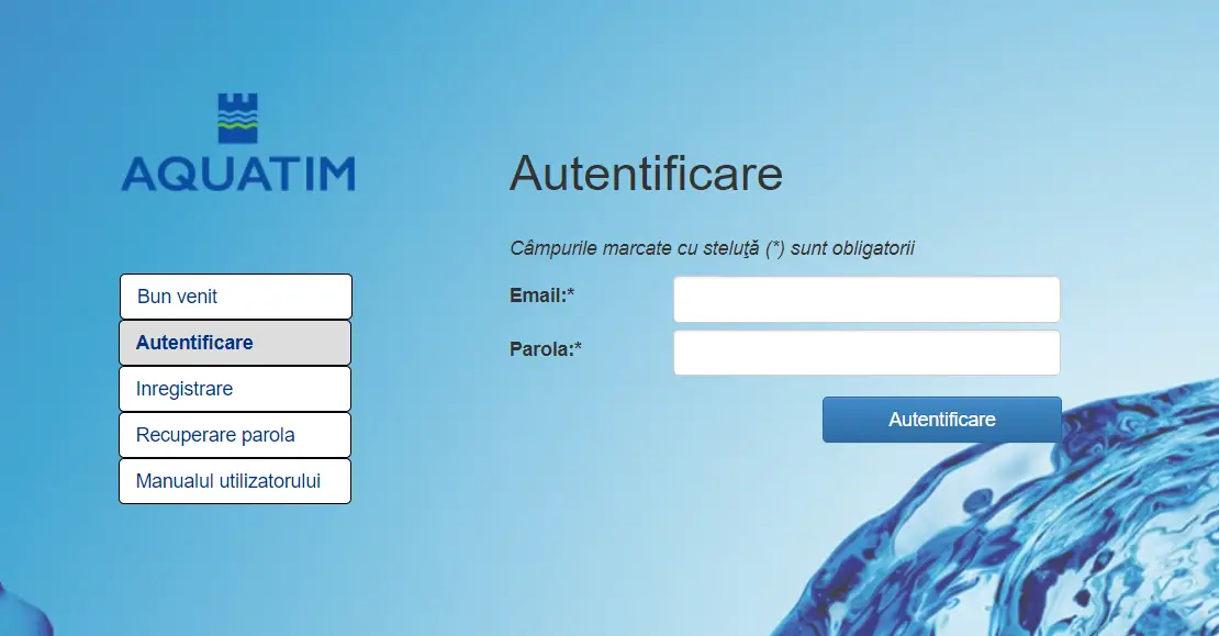 How To Aquatim Login & Guide To Aquatim.ro