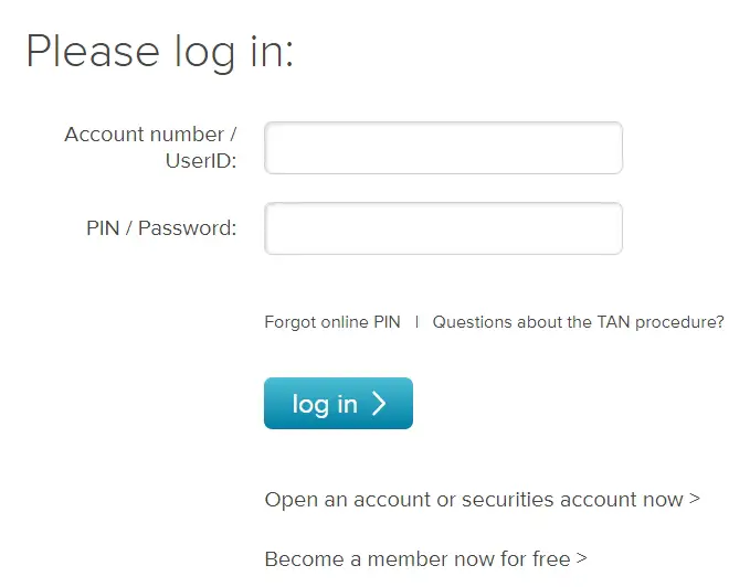 Consorsbank Login @ Manage Your Account