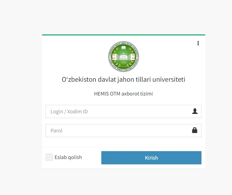 How To Hemis Uzswlu login & New Student Register