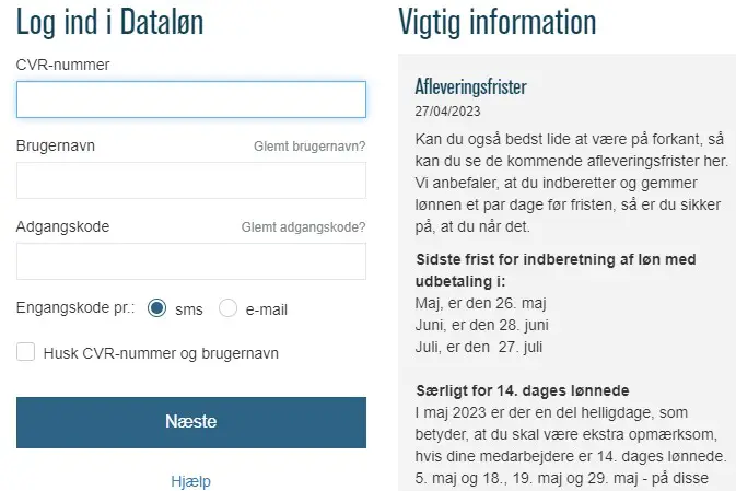 How To Dataløn Login & Guide To Logon.bluegarden.dk