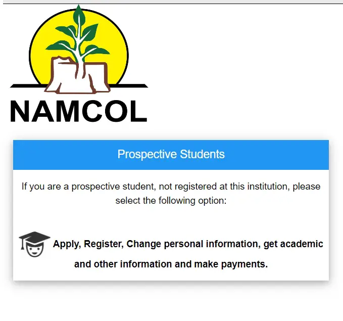 How To Www.namcol.edu.na student portal Login